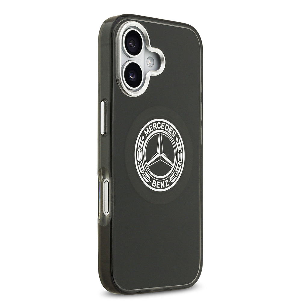 iPhone 17 Kılıf Mercedes Benz Orijinal Lisanslı M-safe Şarj Özellikli Çift Katmanlı PC Nostaljik Yıldız Dizayn Kılıf