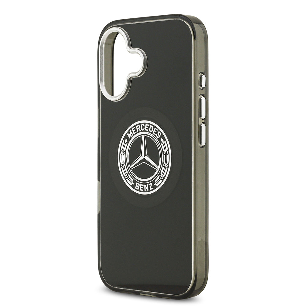 iPhone 17 Kılıf Mercedes Benz Orijinal Lisanslı M-safe Şarj Özellikli Çift Katmanlı PC Nostaljik Yıldız Dizayn Kılıf