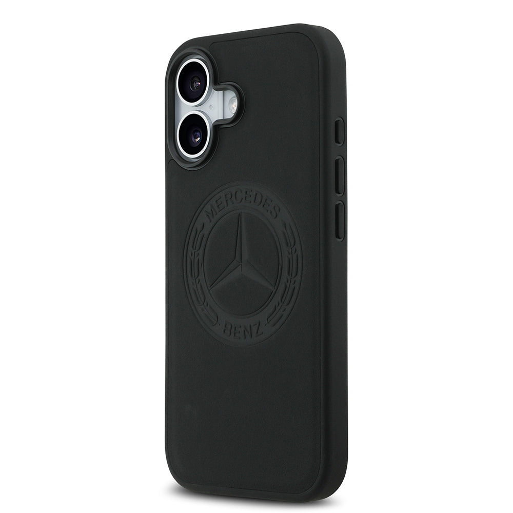 iPhone 17 Kılıf Mercedes Benz Orijinal Lisanslı M-safe Şarj Özellikli Hakiki Deri Nostaljik Yıldız Dizayn Kılıf