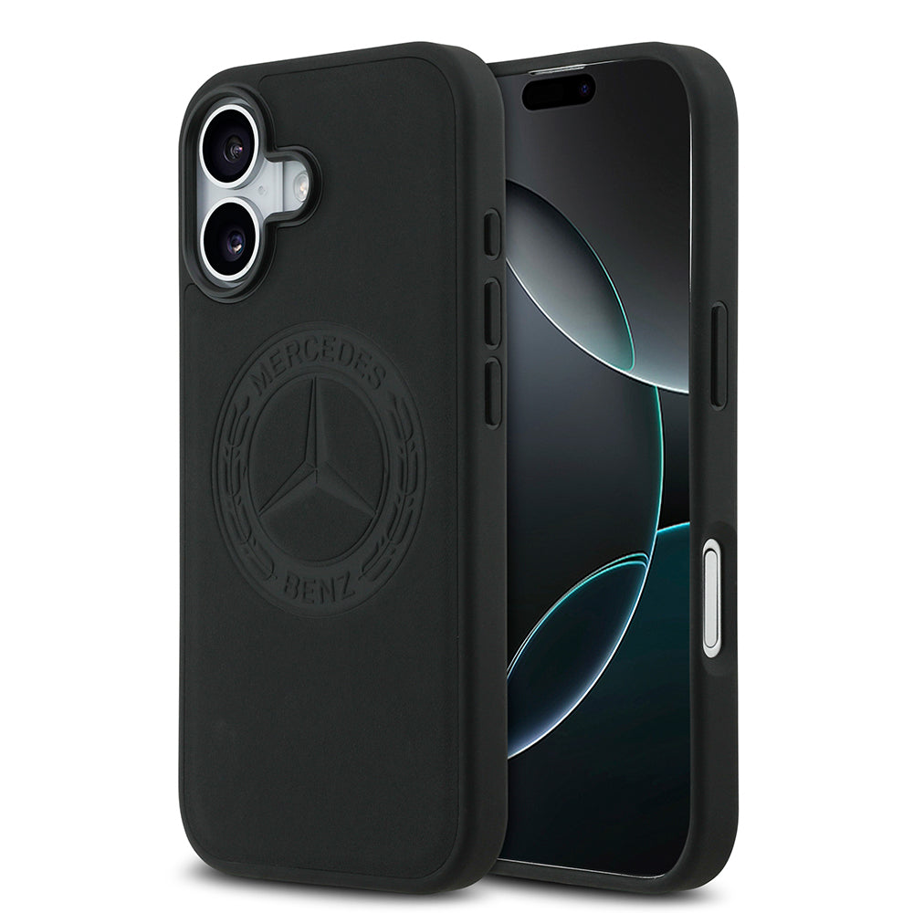 iPhone 17 Kılıf Mercedes Benz Orijinal Lisanslı M-safe Şarj Özellikli Hakiki Deri Nostaljik Yıldız Dizayn Kılıf