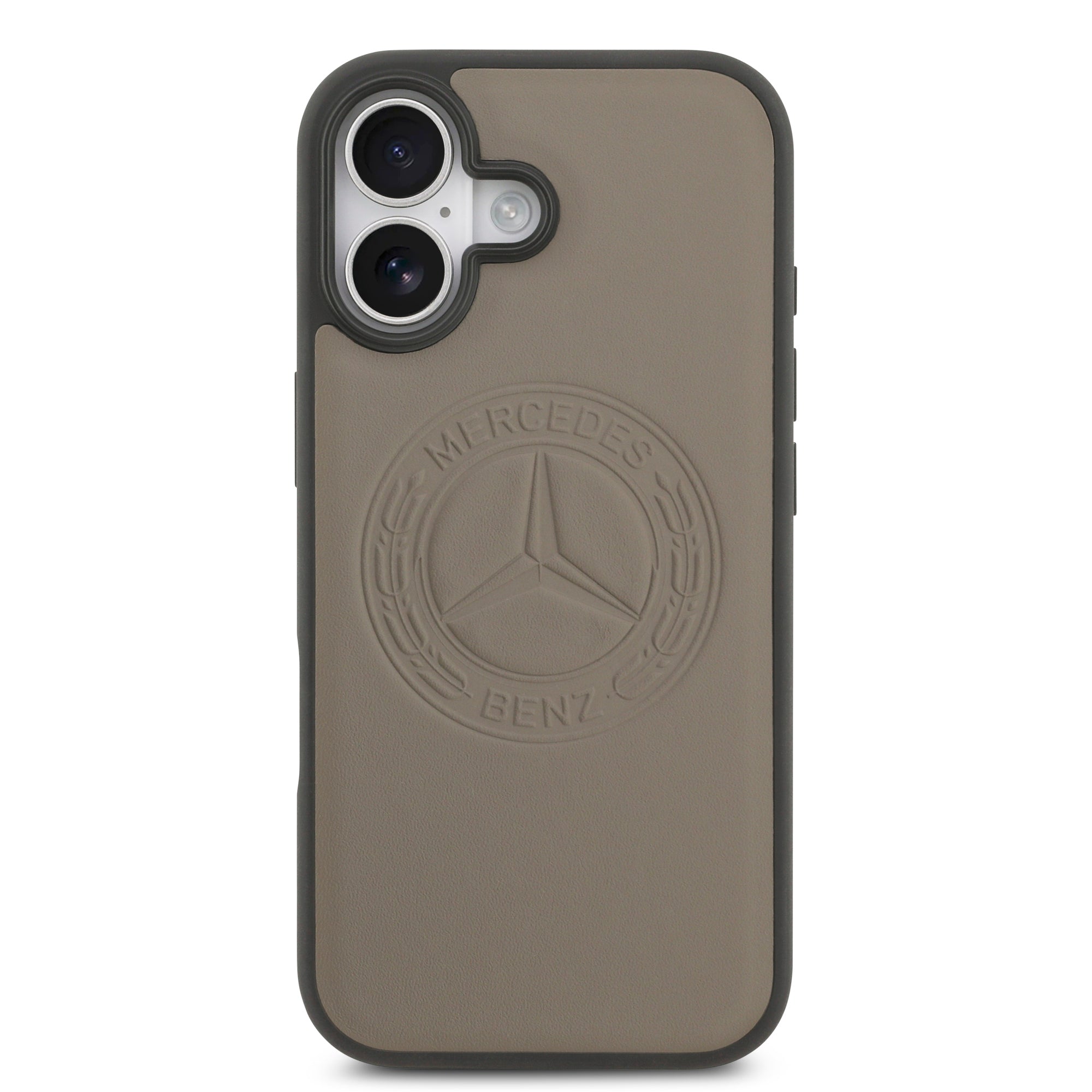 iPhone 17 Kılıf Mercedes Benz Orijinal Lisanslı M-safe Şarj Özellikli Hakiki Deri Nostaljik Yıldız Dizayn Kılıf