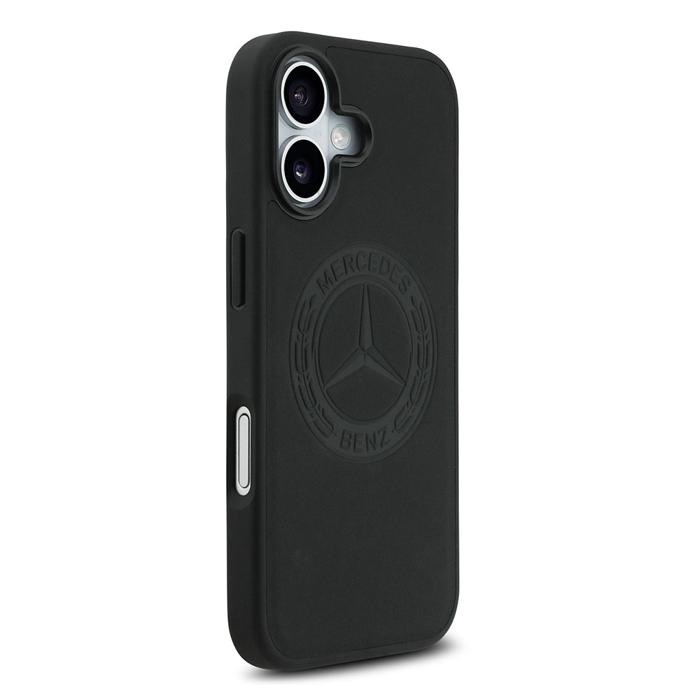 iPhone 17 Kılıf Mercedes Benz OrijinalLisanslı M-safe Şarj Özellikli Hakiki Deri Nostaljik Yıldız Dizayn Kılıf