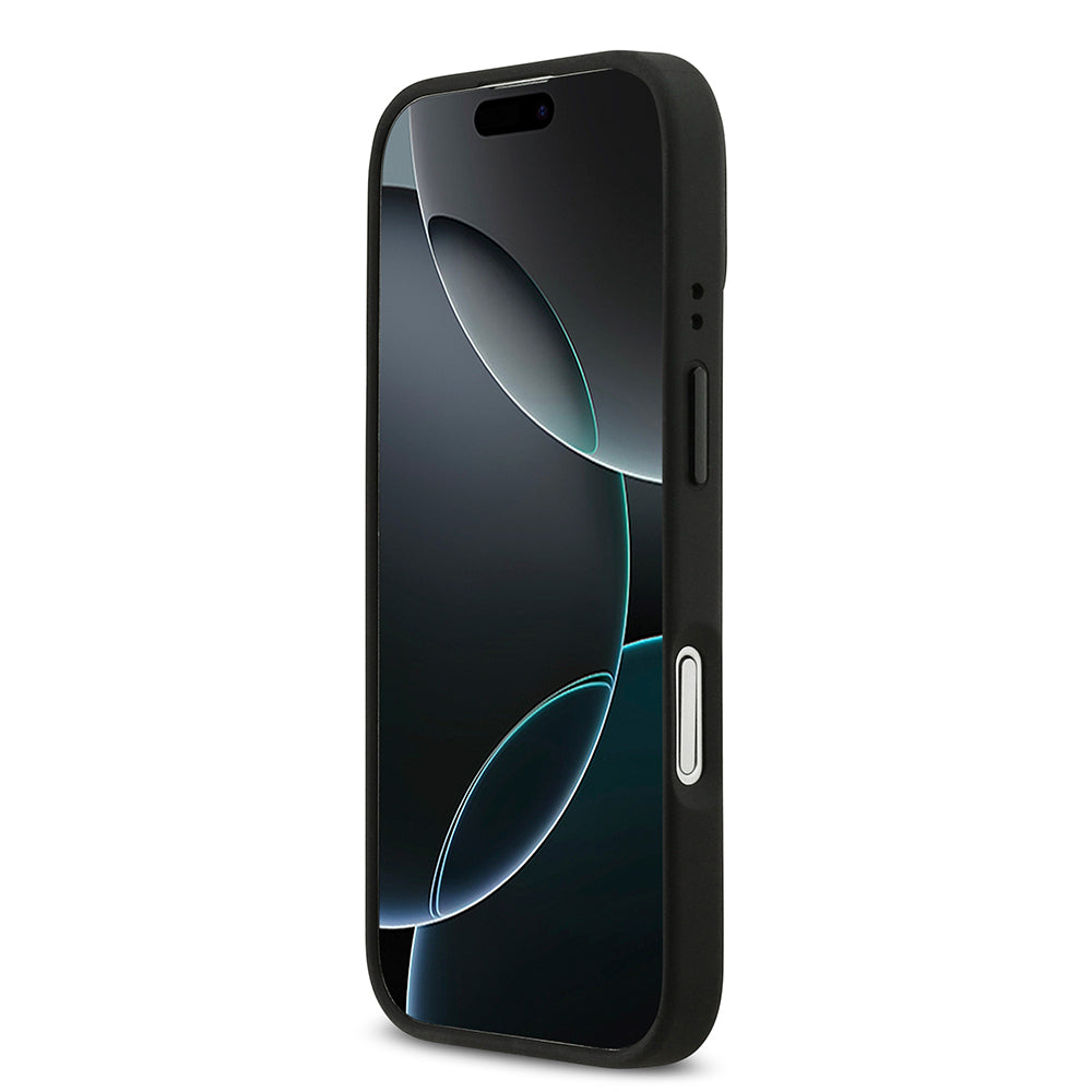 iPhone 17 Kılıf Redbull Orijinal Lisanslı M-safe Şarj Özellikli Kırmızı Halka ve Logo Kabartmalı PU Deri Kılıf