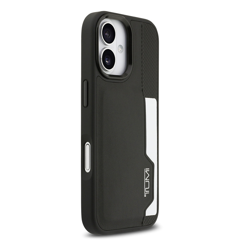 iPhone 17 Kılıf TUMI Orijinal Lisanslı Deri Dikey Kartlıklı Kılıf