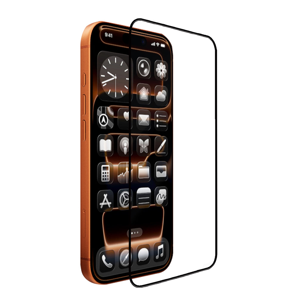 iPhone 17 Mohseven Safir Coating HD 3D Glue Temperli Cam Ekran Koruyucu