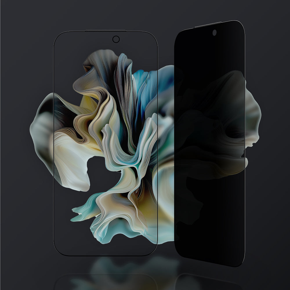 iPhone 17 Pro Amazingthing Titan Privacy Parmak İzi Bırakmayan Temperli Cam Ekran Koruyucu