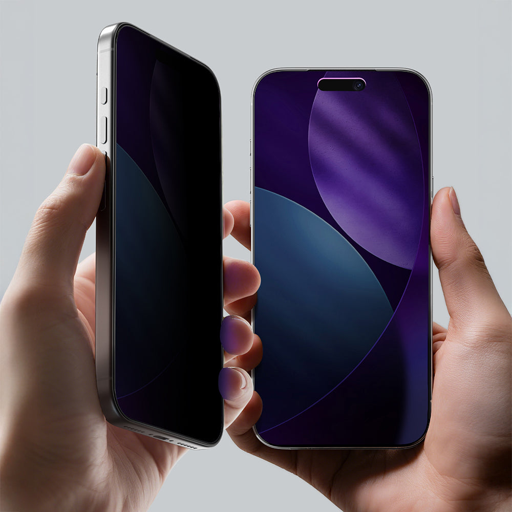 iPhone 17 Pro Amazingthing Titan Privacy Parmak İzi Bırakmayan Temperli Cam Ekran Koruyucu