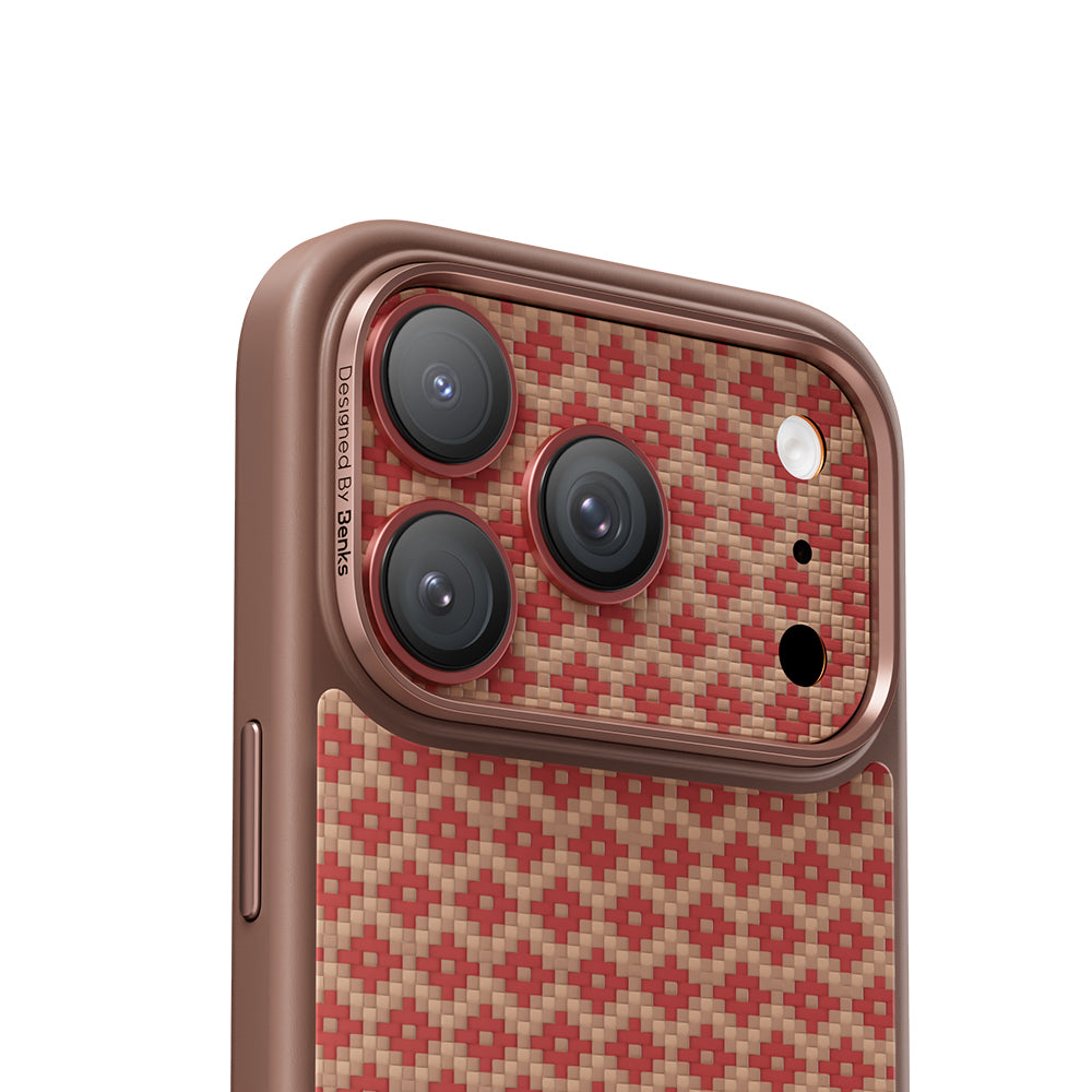 iPhone 17 Pro Benks ArmorWarrior ArmorGrid Serisi Kevlar Kamera Lens Koruyucu