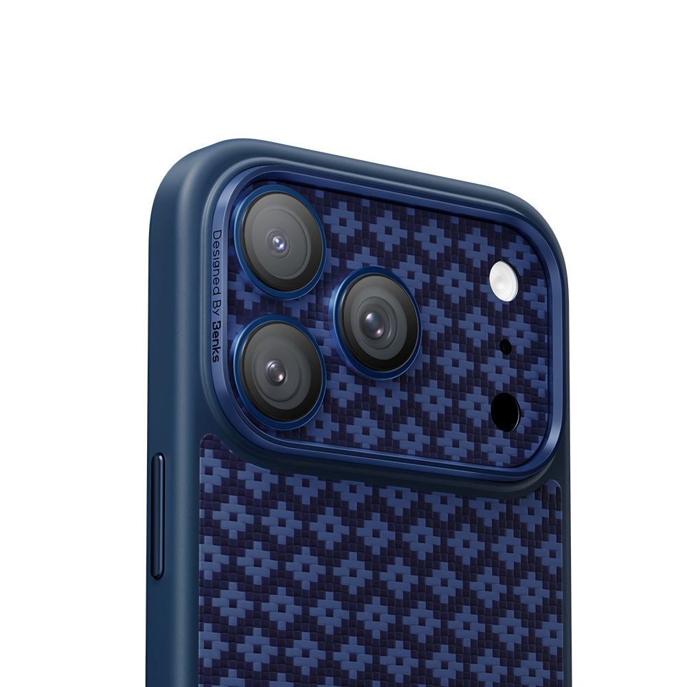 iPhone 17 Pro Benks ArmorWarrior ArmorGrid Serisi Kevlar Kamera Lens Koruyucu