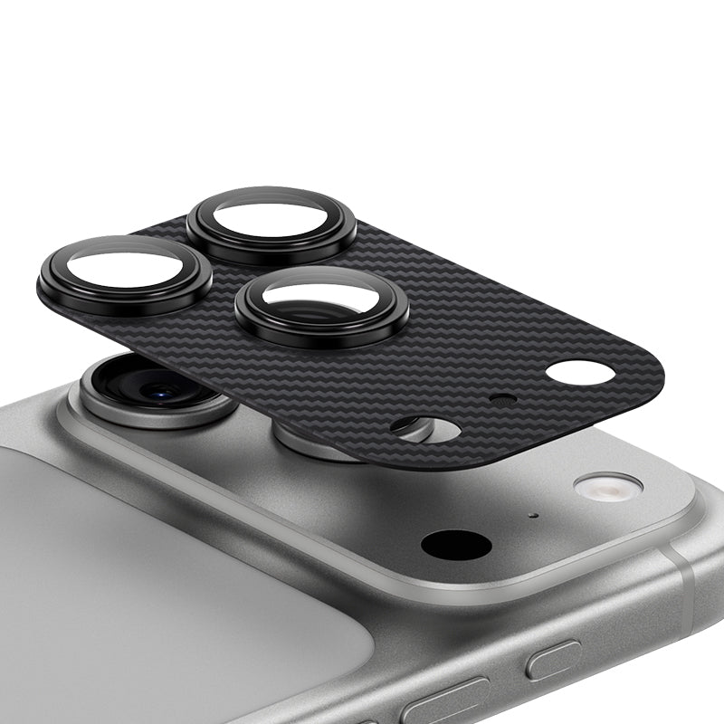 iPhone 17 Pro Benks ArmorWarrior Serisi 600D Kevlar Kamera Lens Koruyucu