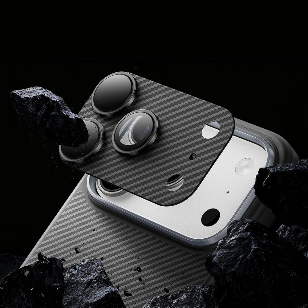 iPhone 17 Pro Benks ArmorWarrior Serisi 600D Kevlar Kamera Lens Koruyucu