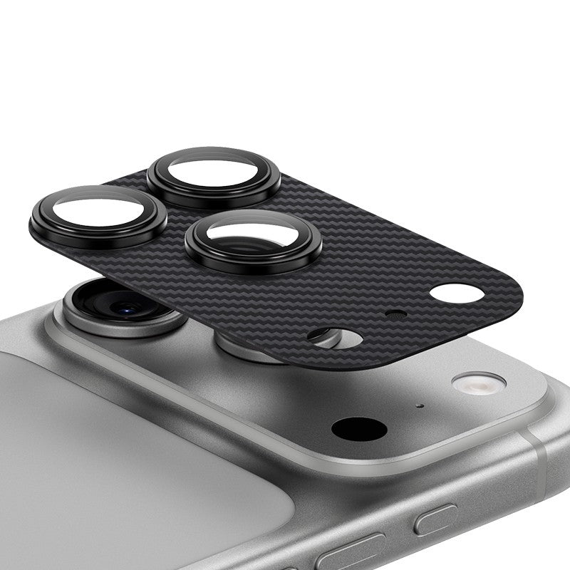 iPhone 17 Pro Benks ArmorWarrior Serisi 600D Kevlar Kamera Lens Koruyucu