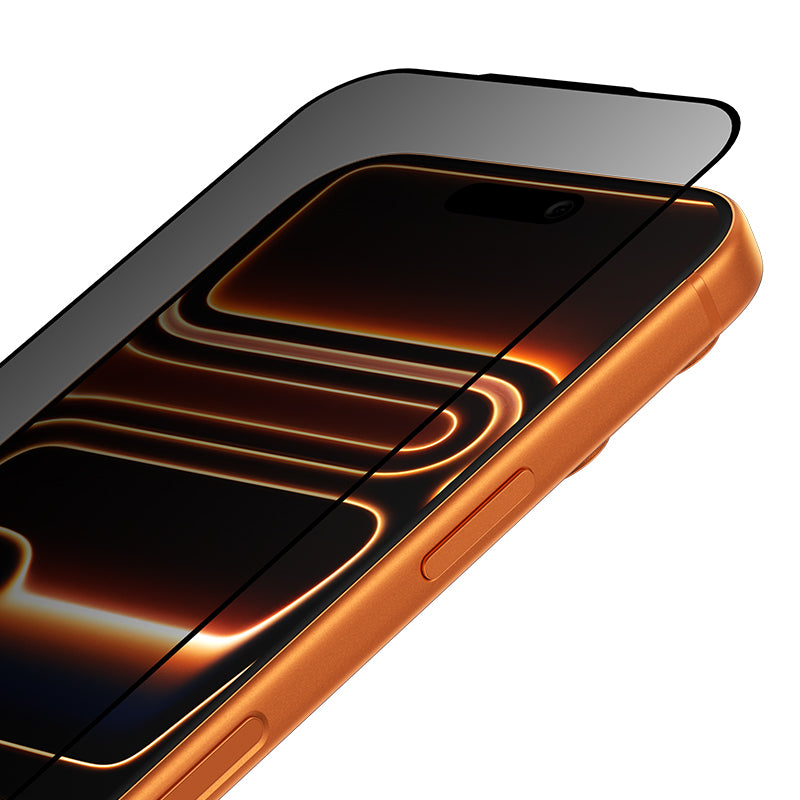 iPhone 17 Pro Benks Glass Warrior 2.0 EZFita Privacy Hayalet Cam Ekran Koruyucu + Kolay Uygulama Aparatı