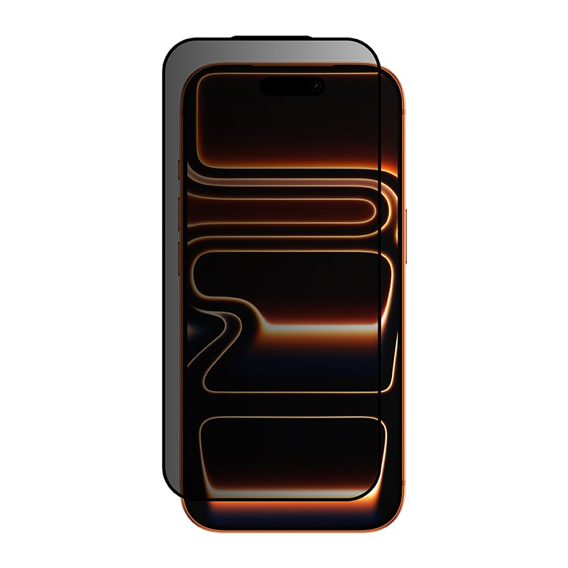 iPhone 17 Pro Benks Glass Warrior 2.0 EZFita Privacy Hayalet Cam Ekran Koruyucu + Kolay Uygulama Aparatı