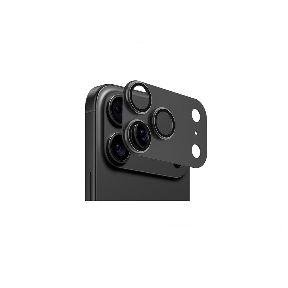 iPhone 17 Pro Go Des FC007 Titanyum Serisi Anti Reflective Kamera Lens Koruyucu