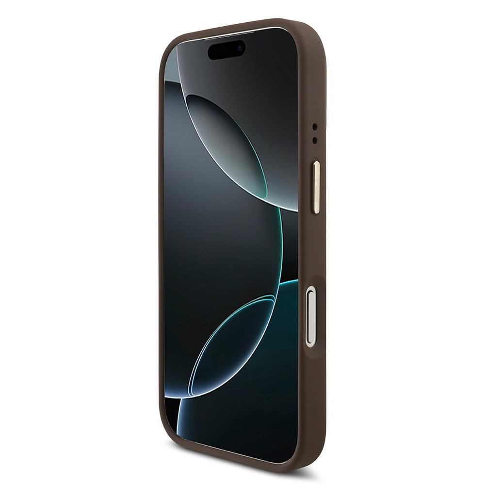 iPhone 17 Pro Guess Orijinal Lisanslı 4G ve Yazı Logolu Kılıf + Ekran Koruyucu + Lens Koruyucu 3in1 Aksesuar Seti