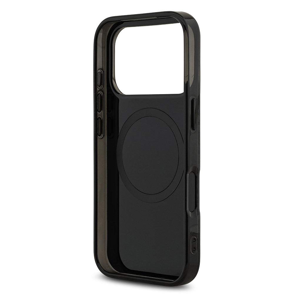 iPhone 17 Pro Kılıf AMG Orijinal Lisanslı M-safe Şarj Özellikli Çift Katmanlı Kırmızı Çapraz Çizgili Kılıf