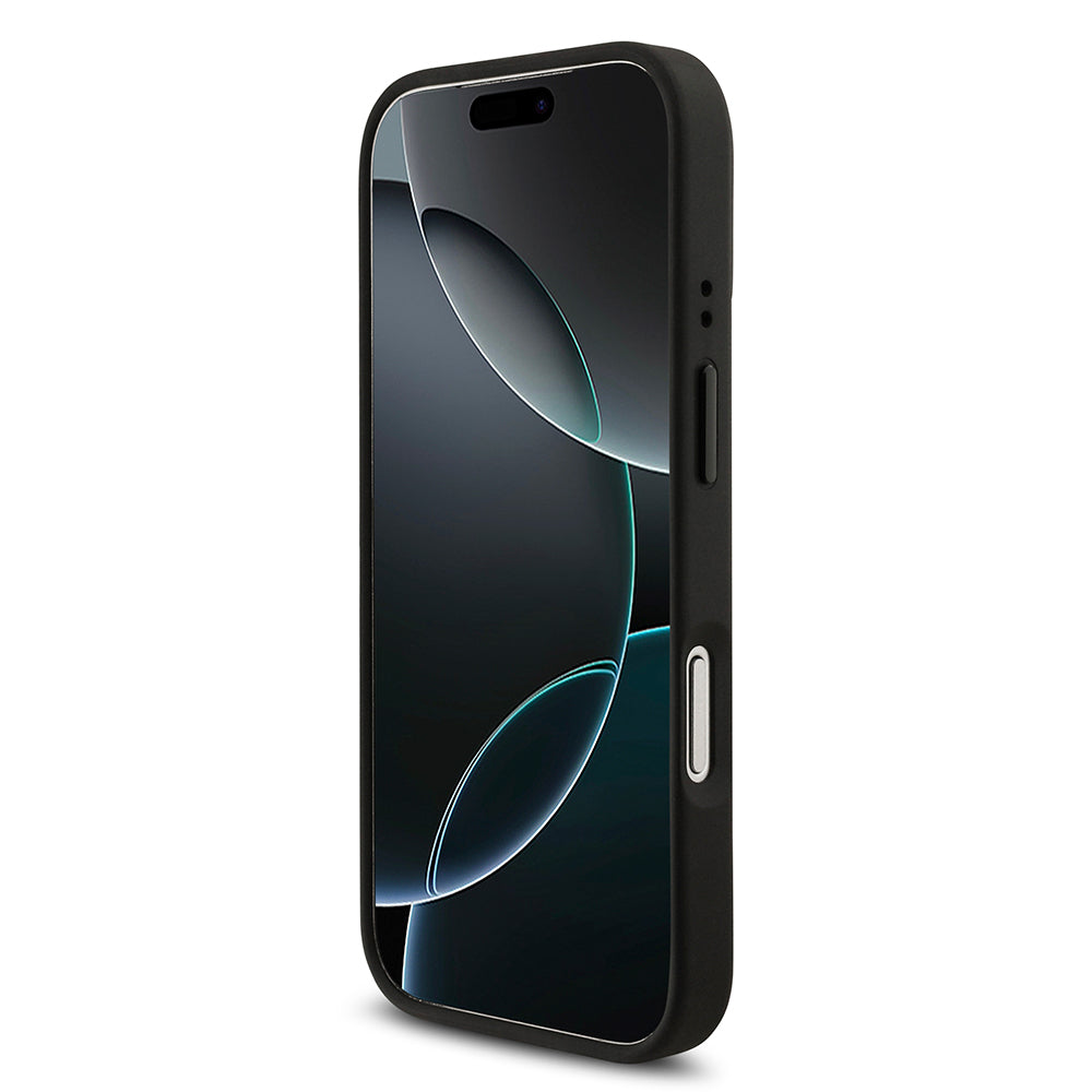 iPhone 17 Pro Kılıf BMW Orijinal Lisanslı M-safe Şarj Özellikli Karbon Fiber Metal Logolu Kılıf