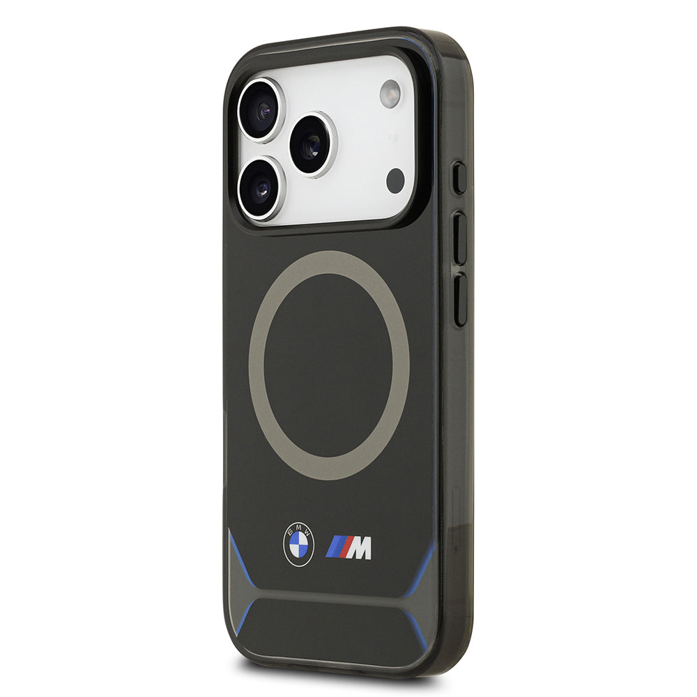 iPhone 17 Pro Kılıf BMW Orijinal Lisanslı M-safe Şarj Özellikli Metal Buton Tasarımlı IML Baskılı M Dizayn Kılıf