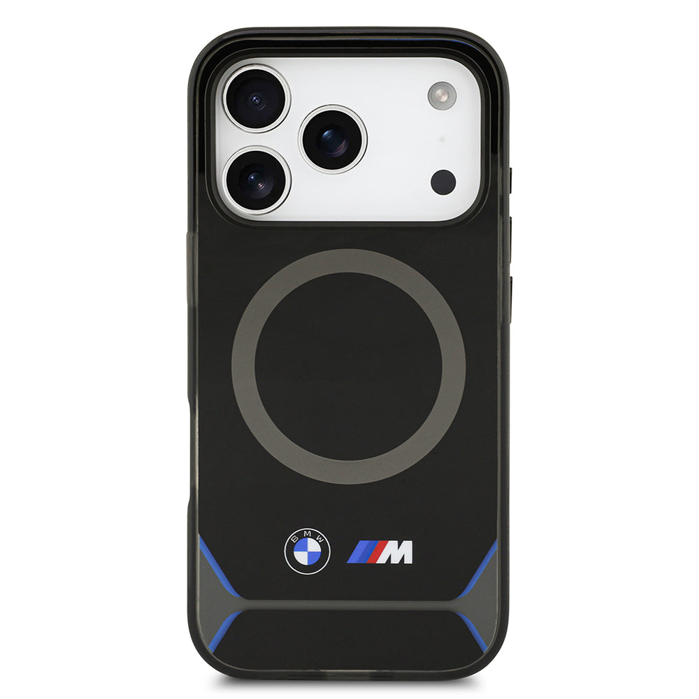 iPhone 17 Pro Kılıf BMW Orijinal Lisanslı M-safe Şarj Özellikli Metal Buton Tasarımlı IML Baskılı M Dizayn Kılıf