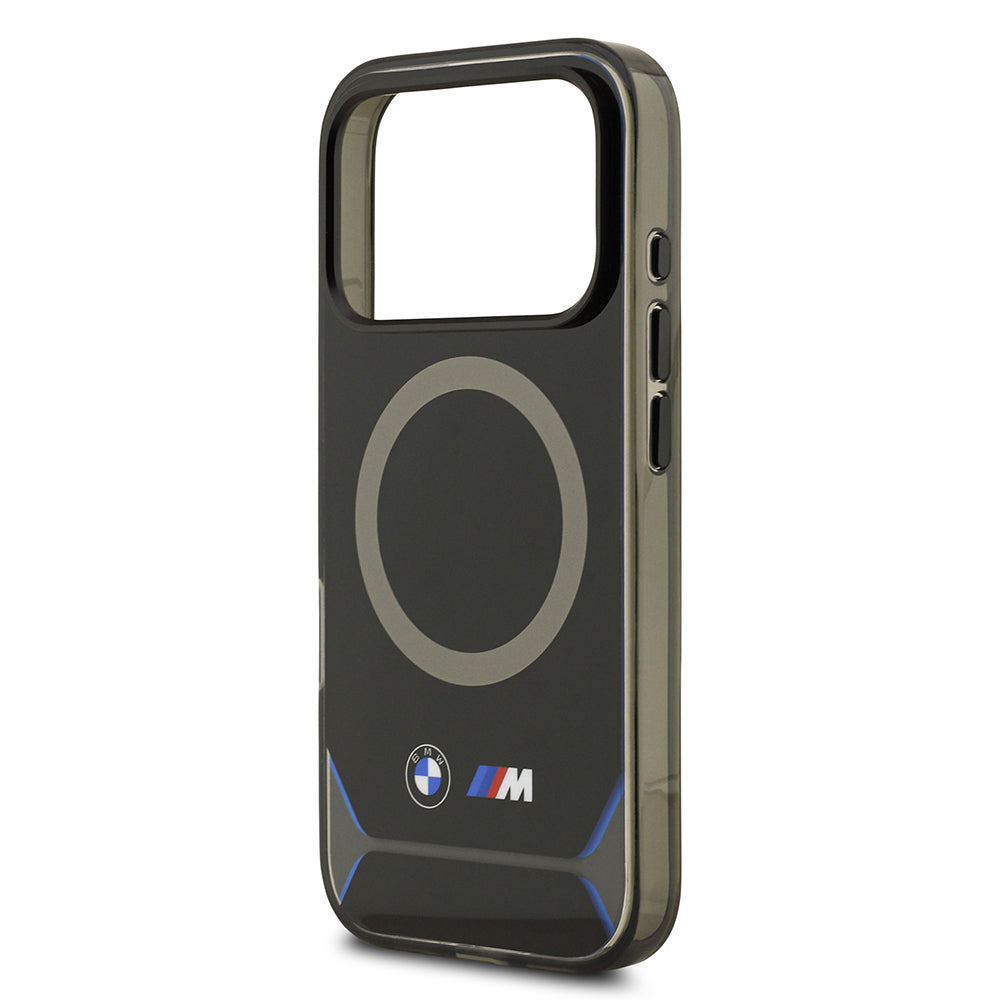 iPhone 17 Pro Kılıf BMW Orijinal Lisanslı M-safe Şarj Özellikli Metal Buton Tasarımlı IML Baskılı M Dizayn Kılıf