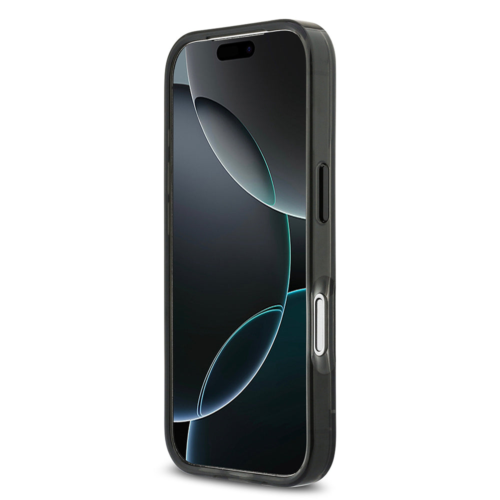 iPhone 17 Pro Kılıf BMW Orijinal Lisanslı M-safe Şarj Özellikli Metal Buton Tasarımlı Tranparan M Dizayn Kılıf