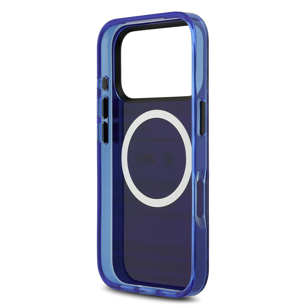 iPhone 17 Pro Kılıf BMW Orijinal Lisanslı M-safe Şarj Özellikli Metal Kamera Butonlu Yatay Şeritli M Dizayn Kılıf