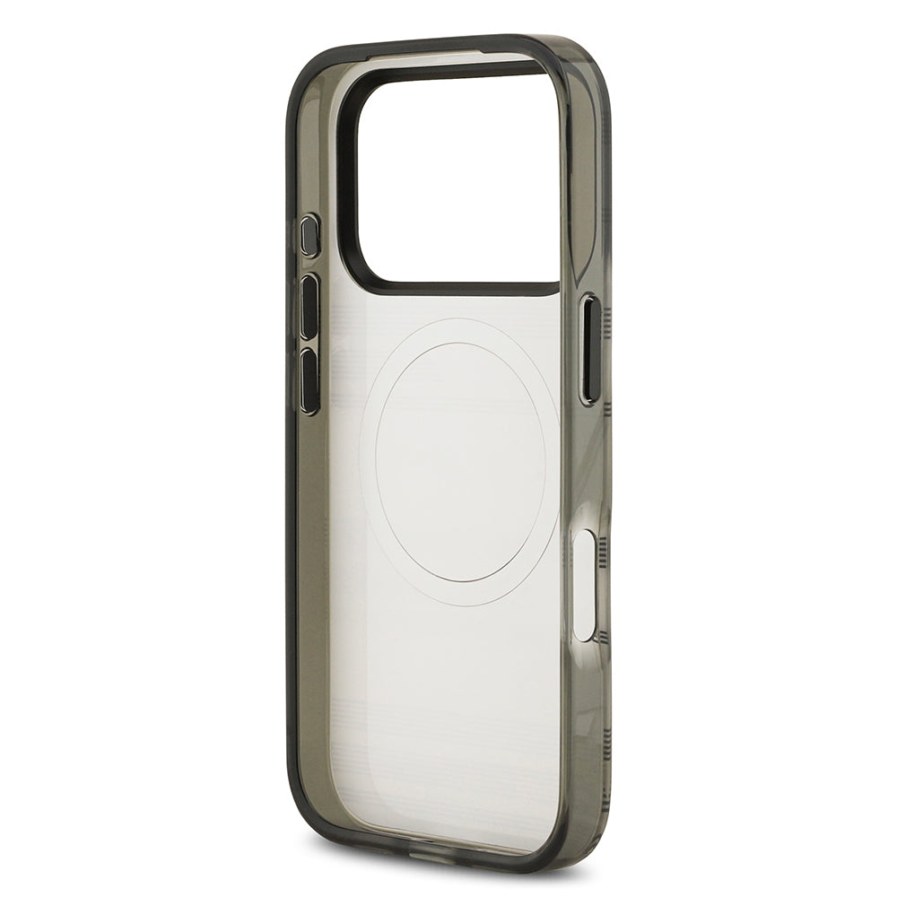 iPhone 17 Pro Kılıf BMW Orijinal Lisanslı M-safe Şarj Özellikli Metal Kamera Butonlu Yatay Şeritli M Dizayn Kılıf