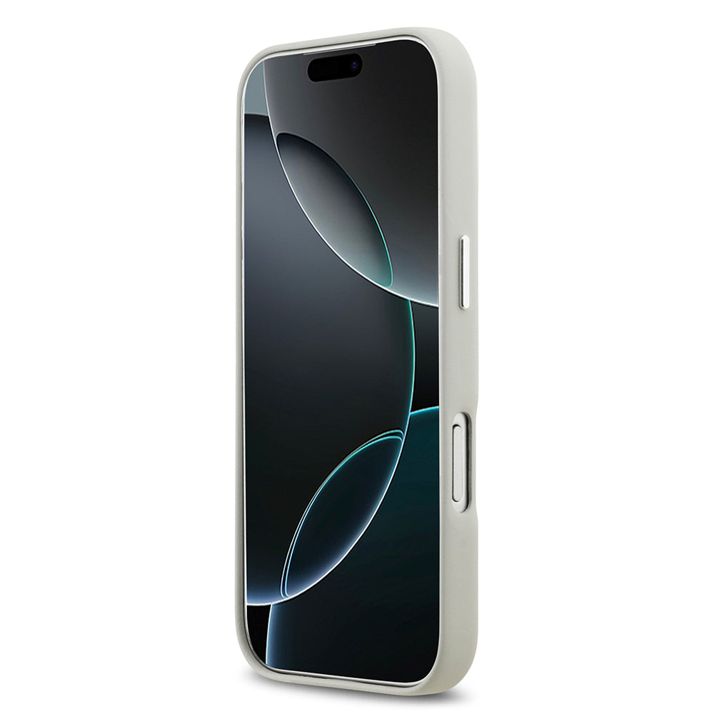 iPhone 17 Pro Kılıf BMW Orijinal Lisanslı M-safe Şarj Özellikli Metal Logolu Tam Kaplama Deri Kılıf