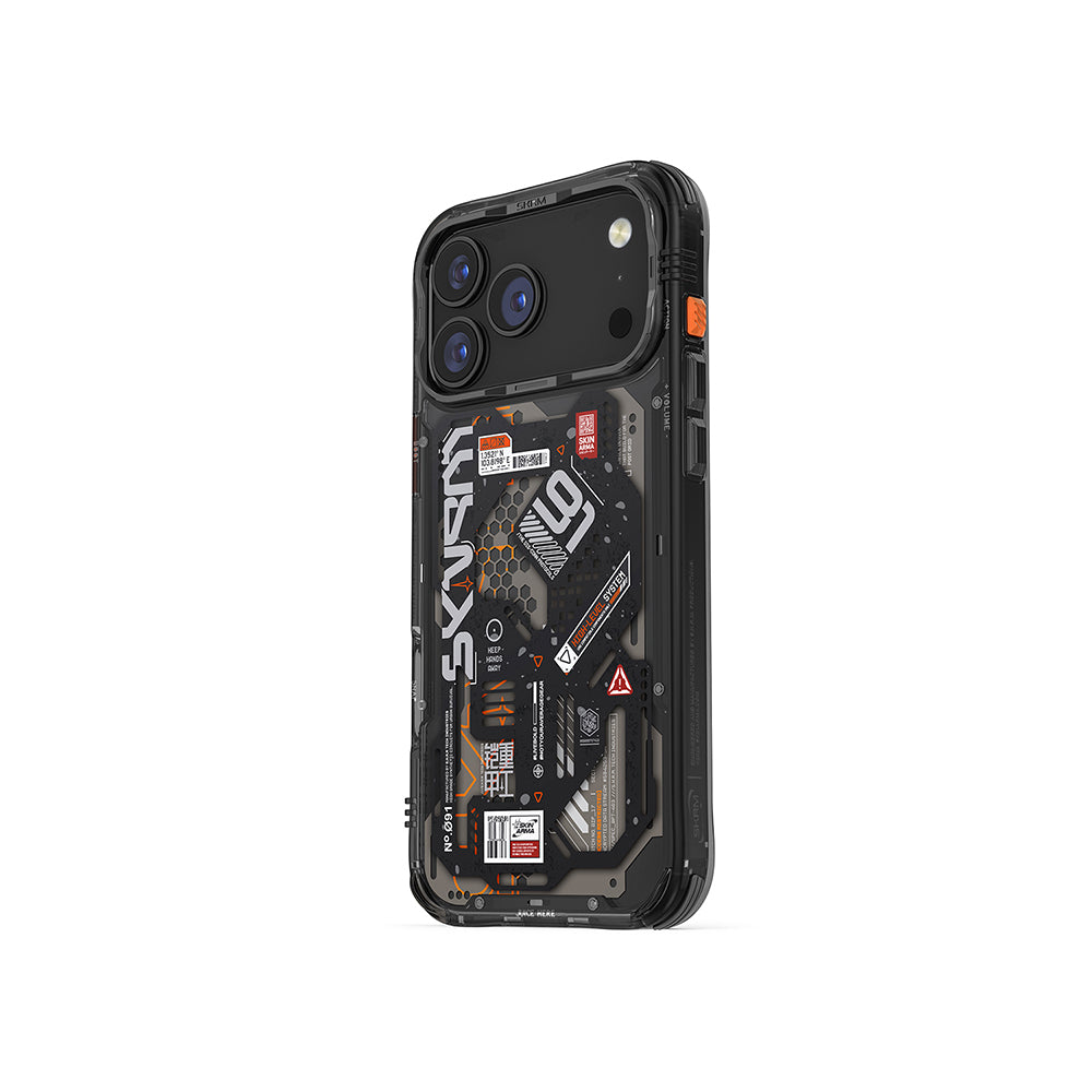 iPhone 17 Pro Kılıf Desenli Airbag Tasarımlı Skinarma Spectra Kılıf