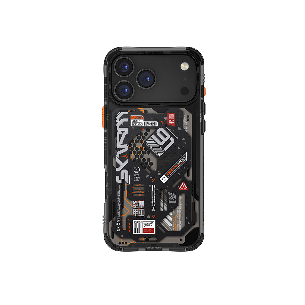 iPhone 17 Pro Kılıf Desenli Airbag Tasarımlı Skinarma Spectra Kılıf