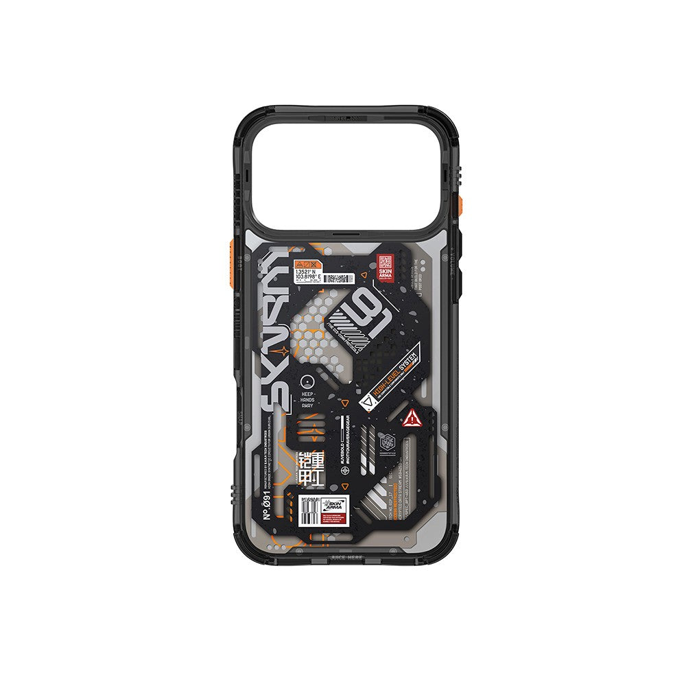 iPhone 17 Pro Kılıf Desenli Airbag Tasarımlı Skinarma Spectra Kılıf
