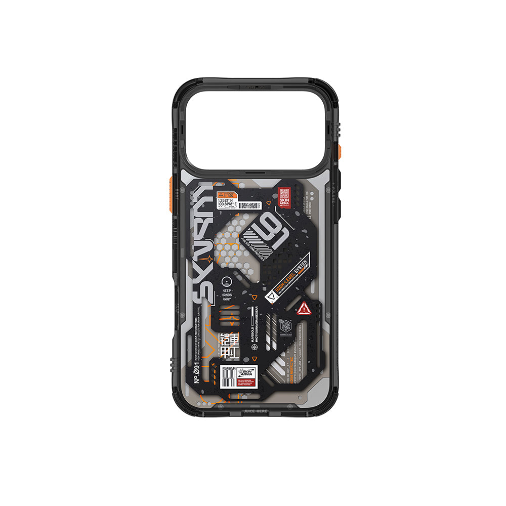 iPhone 17 Pro Kılıf Desenli Airbag Tasarımlı Skinarma Spectra Kılıf