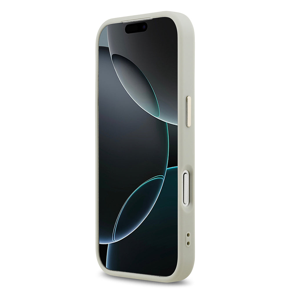 iPhone 17 Pro Kılıf DKNY Orijinal Lisanslı M-safe Şarj Özellikli 3D Yazılı Checkered Pattern Kılıf