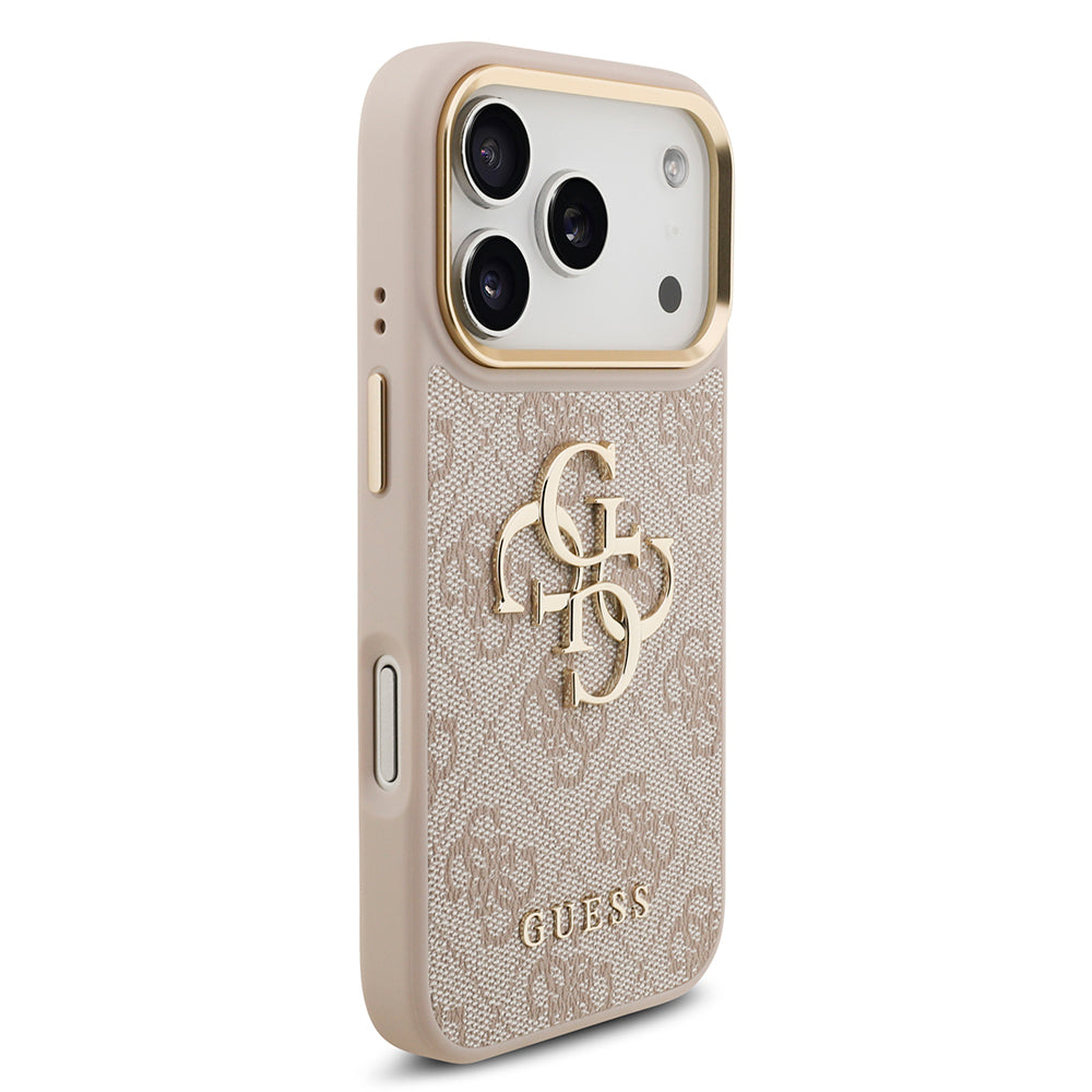 iPhone 17 Pro Kılıf Guess Orijinal Lisanslı 4G Büyük Metal Logolu Kalın Askılı Kılıf
