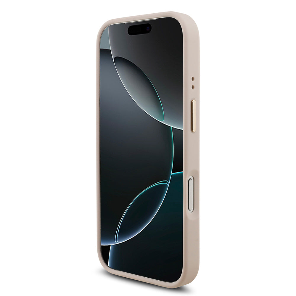 iPhone 17 Pro Kılıf Guess Orijinal Lisanslı 4G Büyük Metal Logolu Kalın Askılı Kılıf