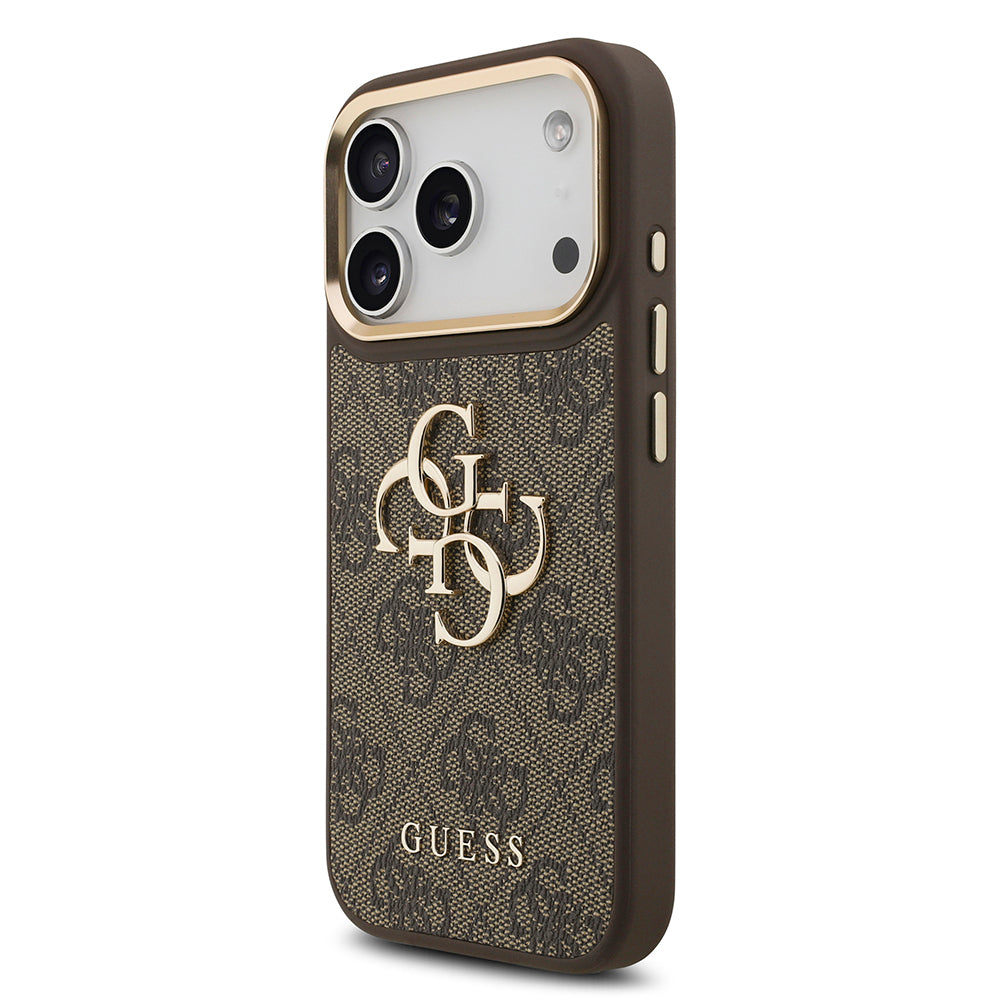 iPhone 17 Pro Kılıf Guess Orijinal Lisanslı 4G Büyük Metal Logolu Kalın Askılı Kılıf