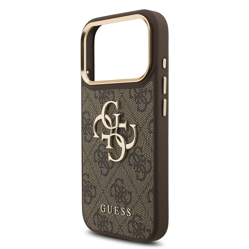 iPhone 17 Pro Kılıf Guess Orijinal Lisanslı 4G Büyük Metal Logolu Kalın Askılı Kılıf