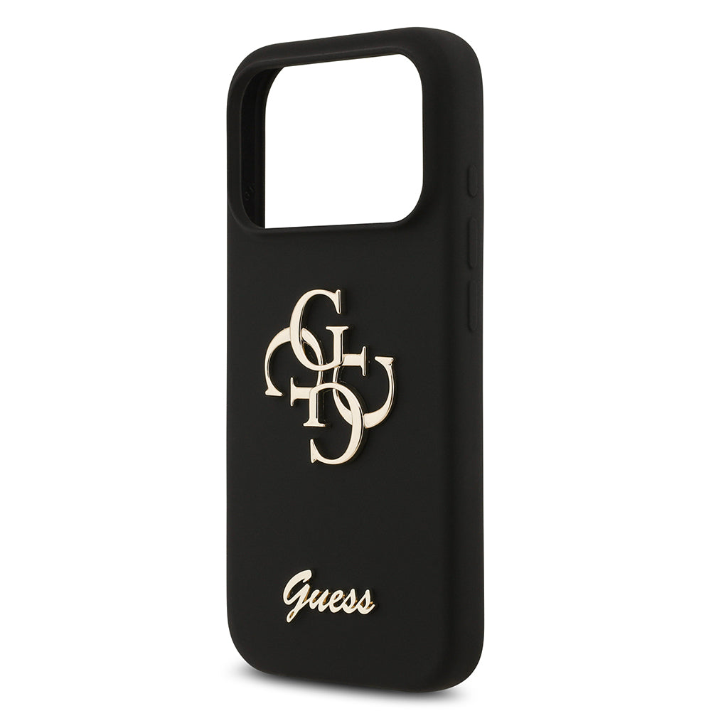 iPhone 17 Pro Kılıf Guess Orijinal Lisanslı Grained Yazı Logolu Kılıf