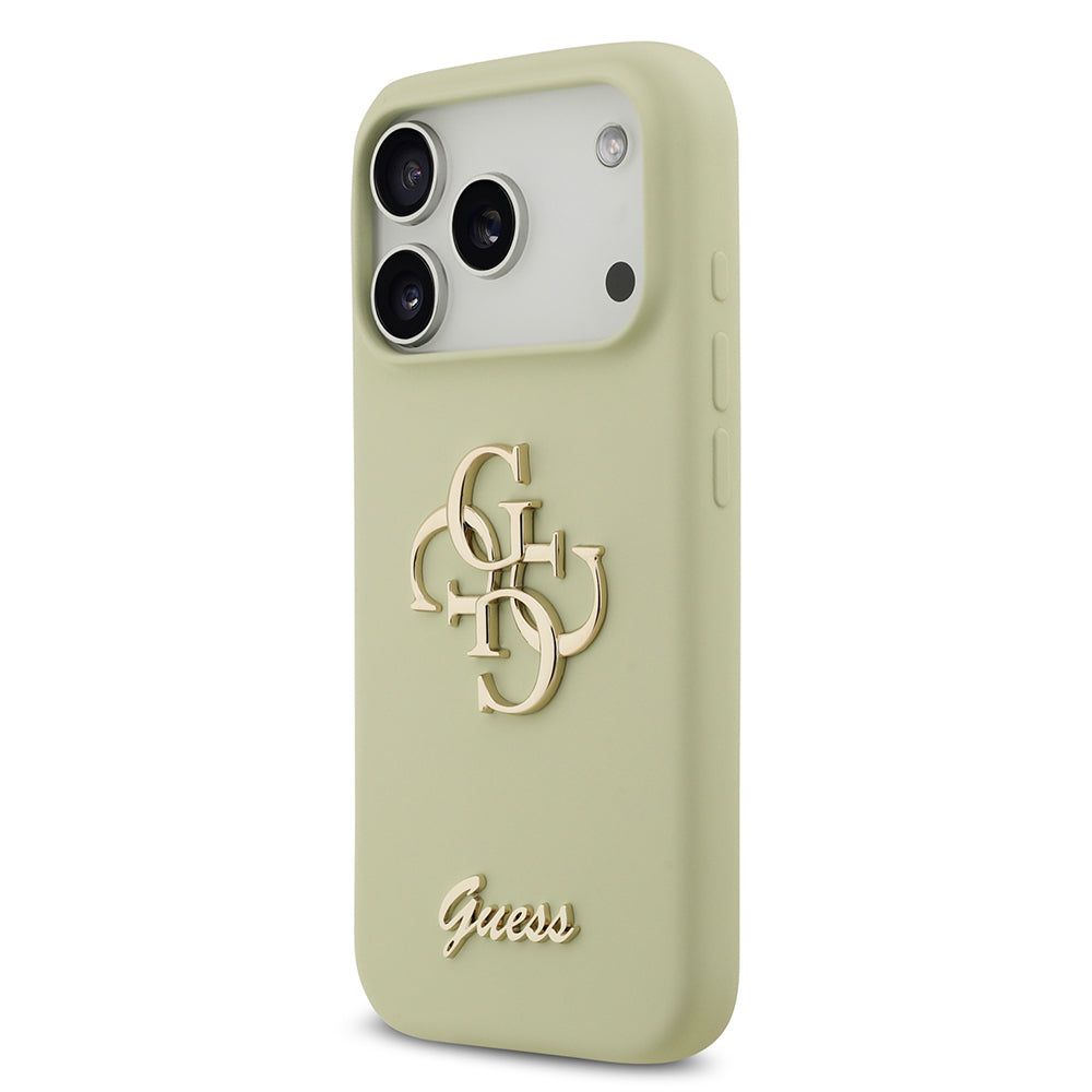 iPhone 17 Pro Kılıf Guess Orijinal Lisanslı Grained Yazı Logolu Kılıf