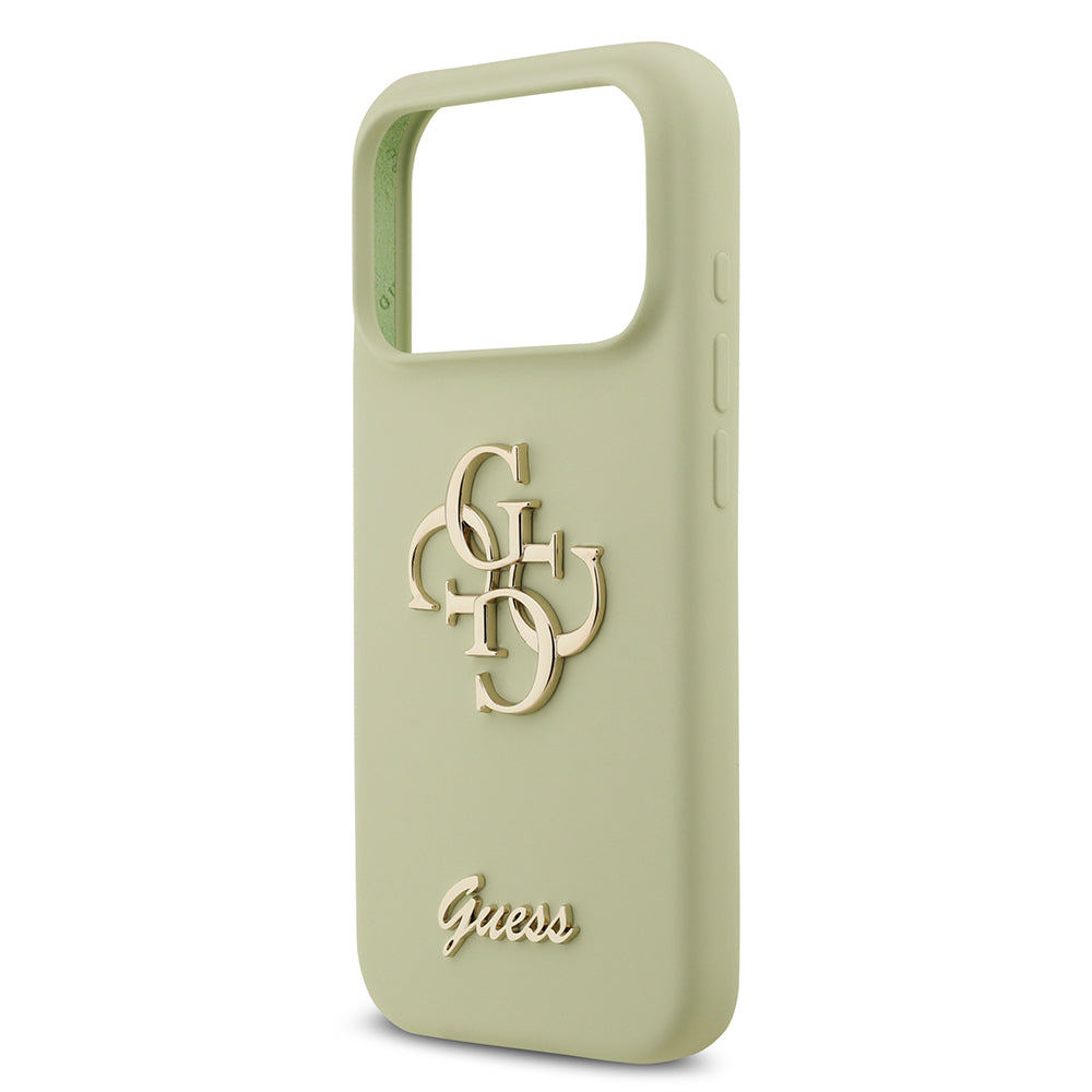 iPhone 17 Pro Kılıf Guess Orijinal Lisanslı Grained Yazı Logolu Kılıf