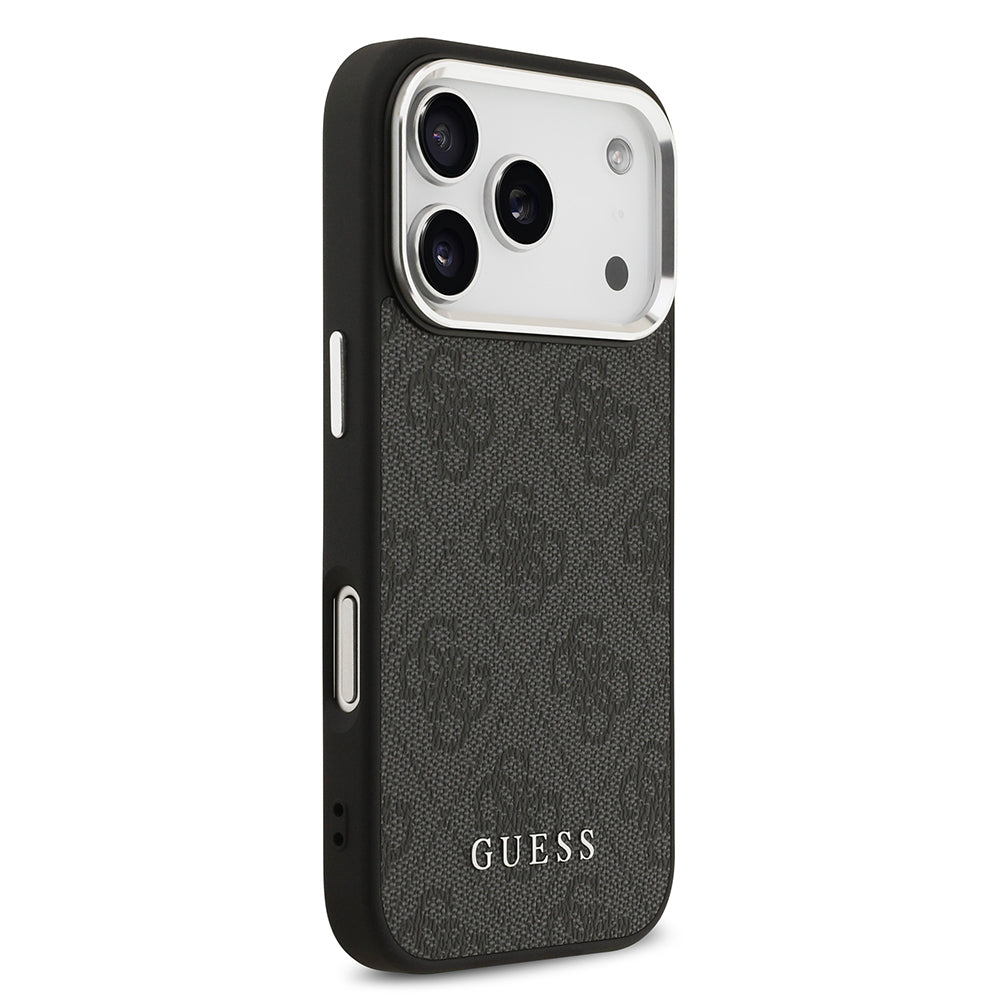iPhone 17 Pro Kılıf Guess Orijinal Lisanslı M-safe Şarj Özellikli 4G Klasik Yazı Logolu Kılıf