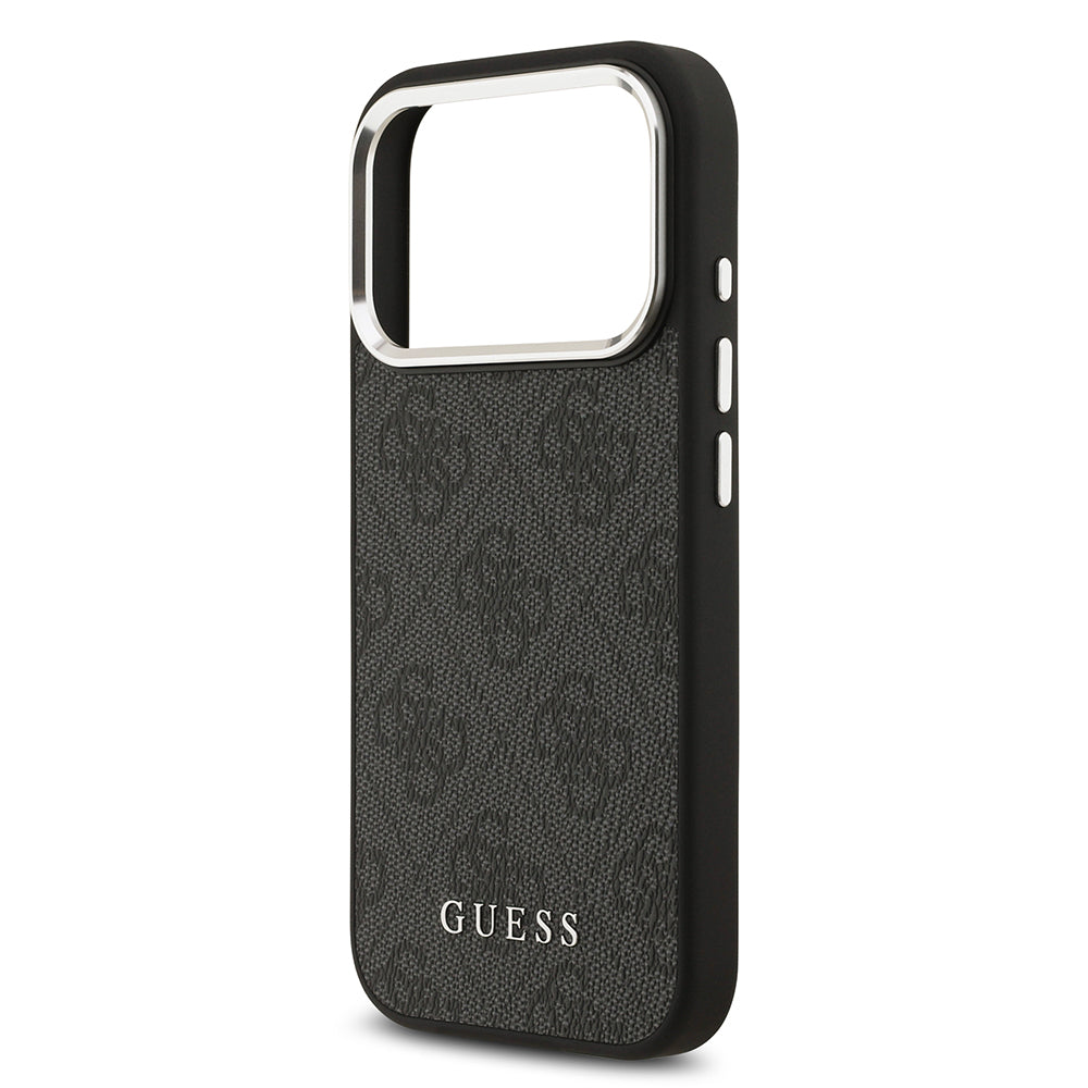 iPhone 17 Pro Kılıf Guess Orijinal Lisanslı M-safe Şarj Özellikli 4G Klasik Yazı Logolu Kılıf