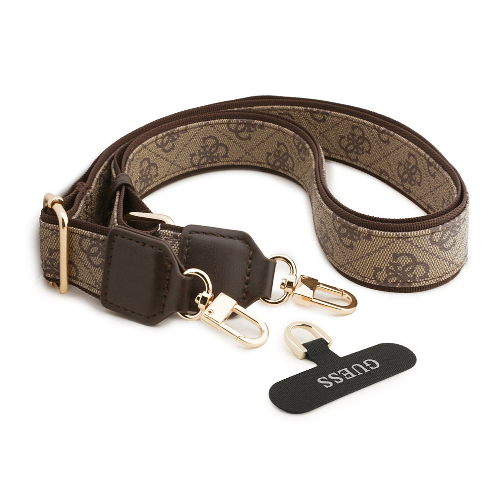 iPhone 17 Pro Kılıf Guess Orijinal Lisanslı M-safe Şarj Özellikli Askılı ve 4G Logo Kartlıklı Kılıf