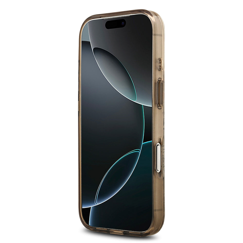 iPhone 17 Pro Kılıf Guess Orijinal Lisanslı M-safe Şarj Özellikli Flower Tonal Circle Kılıf