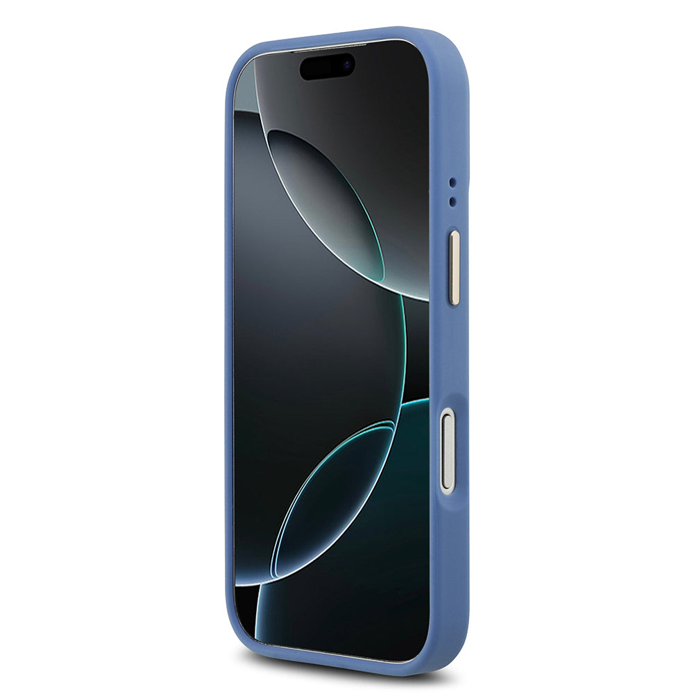 iPhone 17 Pro Kılıf Guess Orijinal Lisanslı M-safe Şarj Özellikli Gold Metal Kamera Çerçeveli PU Deri 4G Desenli Yazı Logolu Kılıf