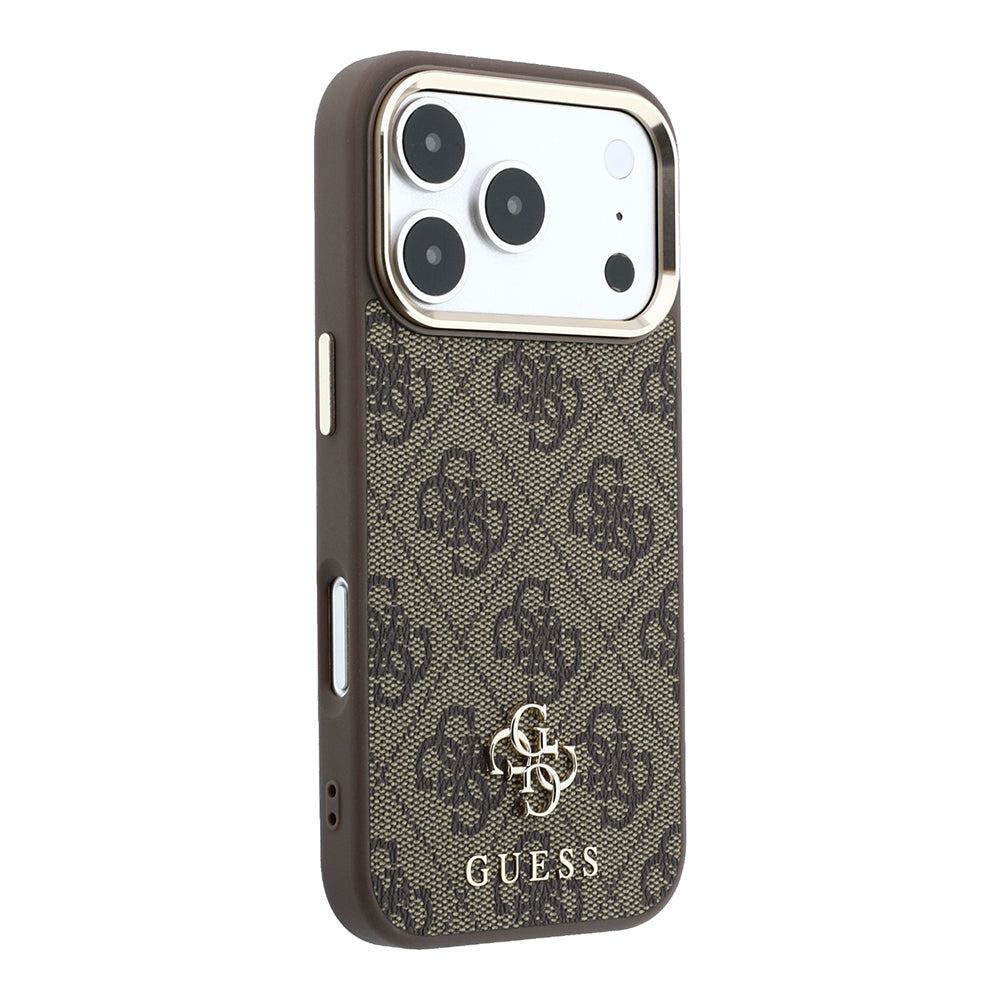 iPhone 17 Pro Kılıf Guess Orijinal Lisanslı M-safe Şarj Özellikli Small 4G Classic Logolu Kılıf