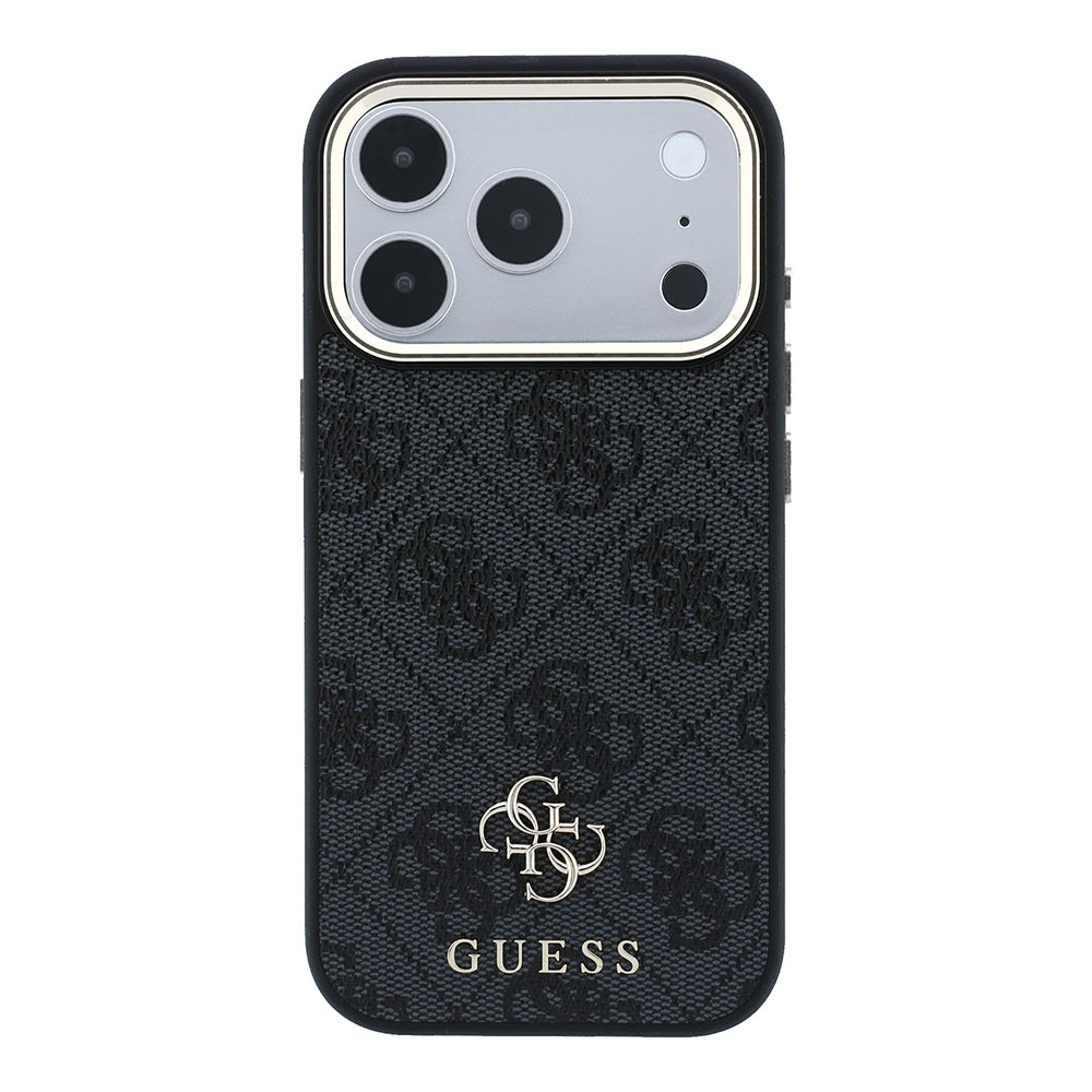 iPhone 17 Pro Kılıf Guess Orijinal Lisanslı M-safe Şarj Özellikli Small 4G Classic Logolu Kılıf