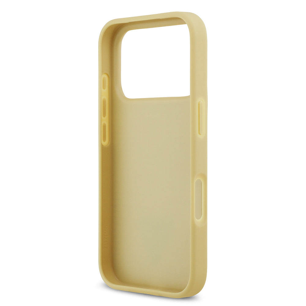 iPhone 17 Pro Kılıf Guess Orijinal Lisanslı Taşlı Arka Yüzey Üçgen Logolu Kılıf