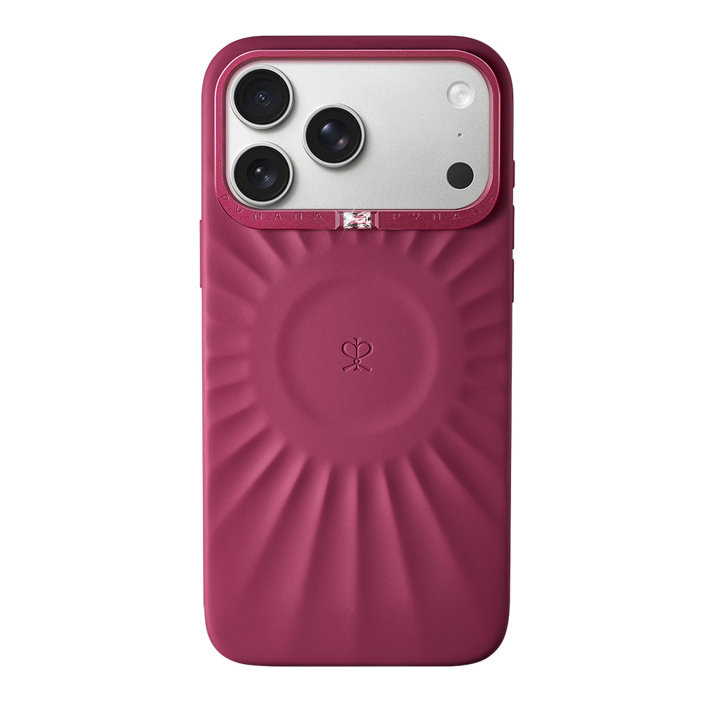 iPhone 17 Pro Kılıf Kabartma Tasarımlı Metal Kamera Çerçeveli Pynana Starlight Serisi Kılıf